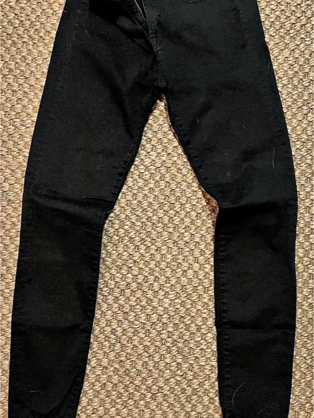 J.Crew Skinny Jeans Black Waist 28